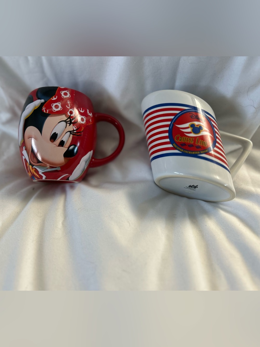Lot of 2 Disney Cruiseline themed mugs